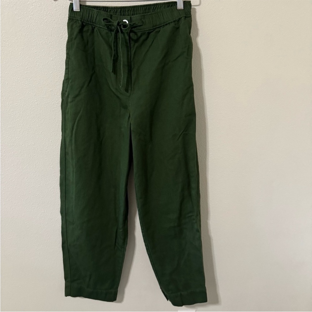 COS linen/cotton barrel pants - Picture 2 of 11